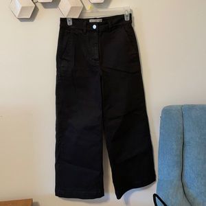 Everlane cheeky wide leg black jeans